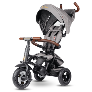 תלת אופן RITO DELUXE צבע אפור QPLAY