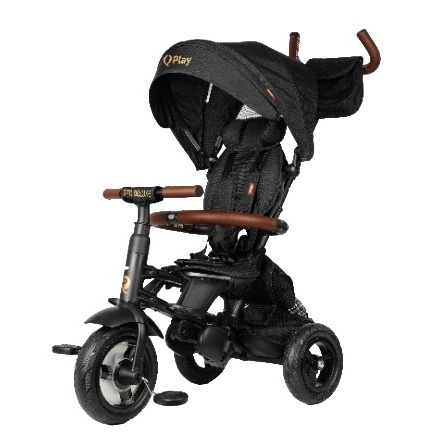 תלת אופן RITO DELUXE צבע שחור QPLAY