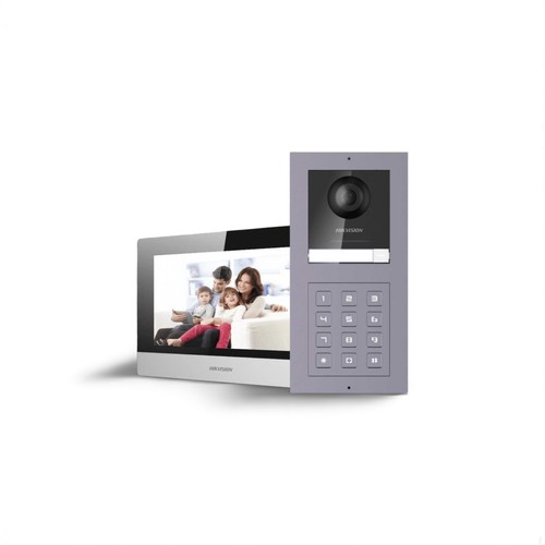 אינטרקום דור 2 DS-KIS8003-ACW2 KD IP2 8003+KP +מסך 6320+מעל לט