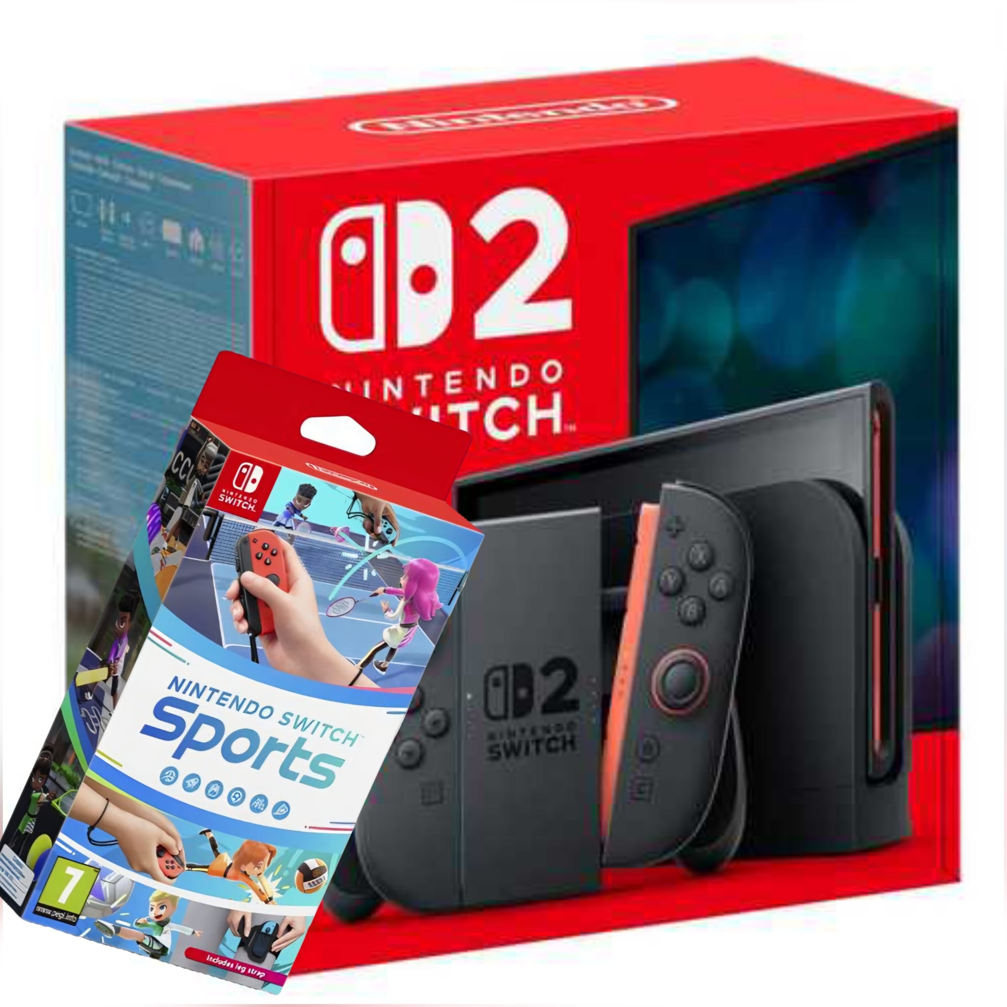 NINTENDO SWITCH 2 +‎ GAME NINTENDO SWITCH SPORTS קונסולה