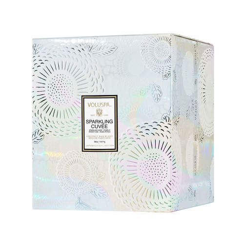 נר גדול 3 פתיליות‏ 1070 גרם - SPARKLING CUVÉE