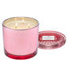 נר גדול 3 פתיליות‏ 1020 גרם - Sparkling Rose