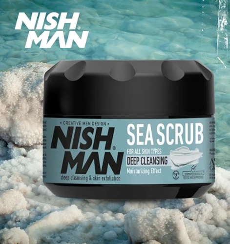 NISHMAN פילינג לניקוי עמוק SEA SCRUB