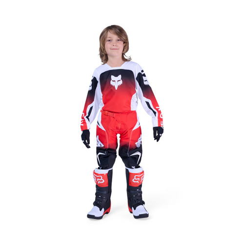 חליפת רכיבה לילדים פוקס 180 אדום - FOX YTH 180 SHIELD V26