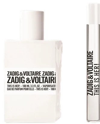 סט לאישה זאדיג אנד וולטר  SET ZADIG & VOLTAIRE THIS IS HER 100 ML+10 ML E.D.P