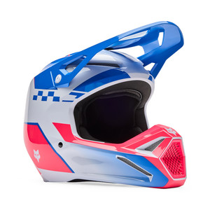 קסדת פוקס ורוד / כחול - FOX V1 COLLECT V26