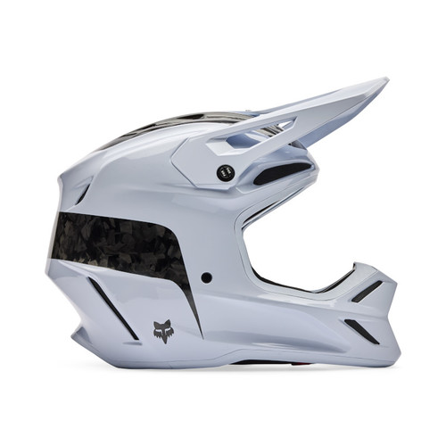 קסדת פוקס קרבון לבן - FOX V3 RS FRACTURE V26