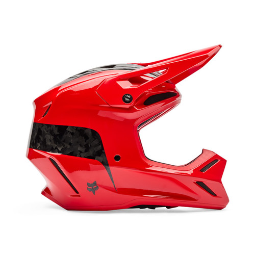 קסדת פוקס קרבון אדום - FOX V3 RS FRACTURE V26