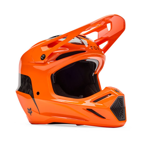 קסדת פוקס קרבון כתום - FOX V3 RS FRACTURE V26