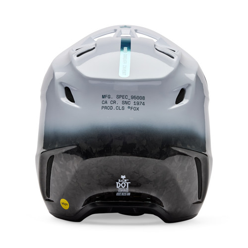 קסדת פוקס קרבון לבן - FOX V3 RS GHOST V26