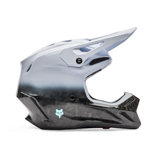 קסדת פוקס קרבון לבן - FOX V3 RS GHOST V26