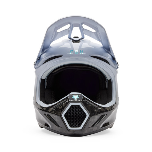 קסדת פוקס קרבון לבן - FOX V3 RS GHOST V26