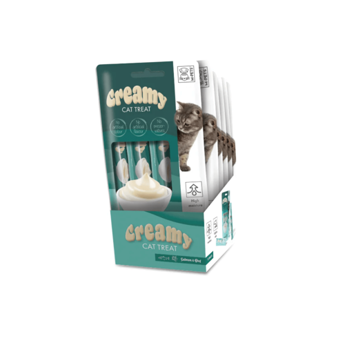 אמ פטס M-Pets חטיף שלוקים לחתול סלמון ובקר 4 יחידות