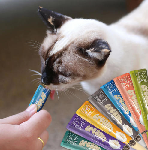 אמ פטס M-Pets חטיף שלוקים לחתול עוף 4 יחידות