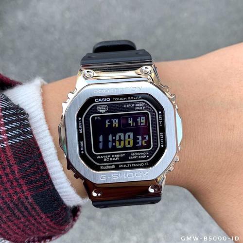 CASIO GMW-B5000-1D סולארי עם חיבור בלוטוס מלאי קטן מהרו להזמין