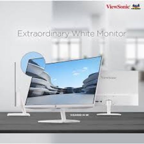 מסך מחשב VIEWSONIC VA2432-H-WHITE 23.8 לבן 
