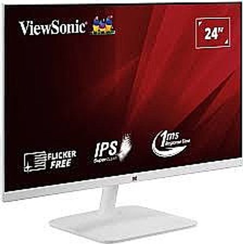 מסך מחשב VIEWSONIC VA2432-H-WHITE 23.8 לבן 
