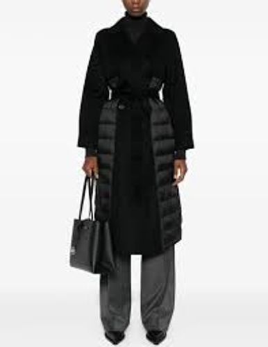 Twinset Double-breasted Quilted-panel Coat