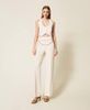 Crêpe cady waistcoat with strap