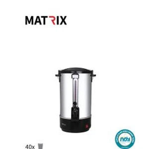 מיחם לשבת 40 כוסות נירוסטה+מנגנון בטיחות MATRIX
