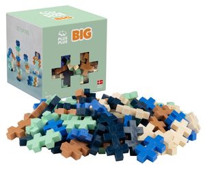 משחק הרכבה BIG Basic Mix עם 100 חלקים גדולים וצבעוניים לבנייה חופשית לגילאי שנה ומעלה - צבעי סתיו