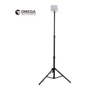 הצפה 50W Razor חצובה+כבל 1.8 מ 6500K שחור OMEGA