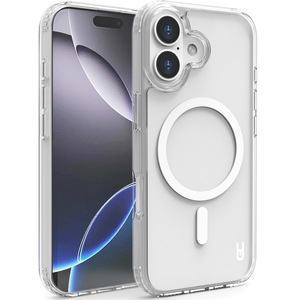 מגן כיסוי קשיח שקוף תומך MagSafe עבור Gripcase iPhone 17