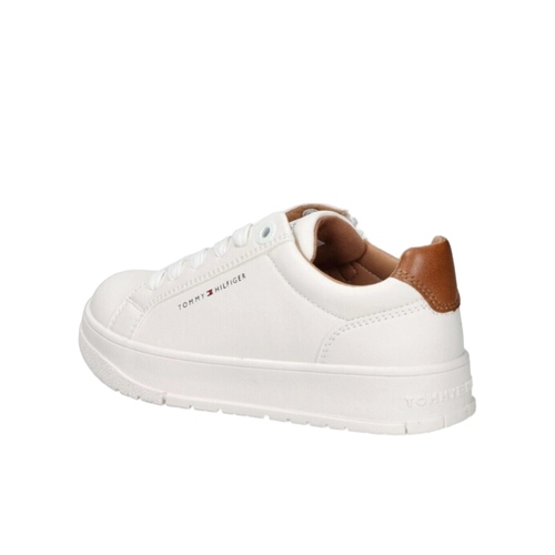 נעל TOMMY HILFIGER מידות 30-40 לילדים בגוון לבן-קוניאק