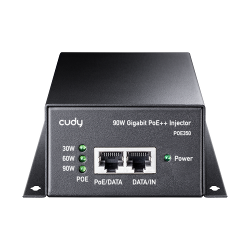CUDY 90W Gigabit PoE+/PoE Injector POE350