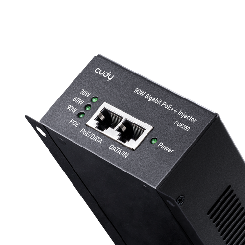 CUDY 90W Gigabit PoE+/PoE Injector POE350
