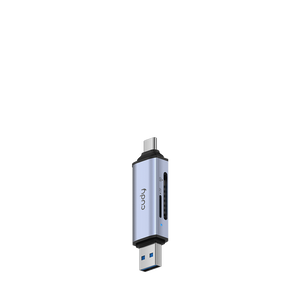 מתאם CUDY 2-IN-1 Dual USB 3.0 SD/TF Card Reader UH200