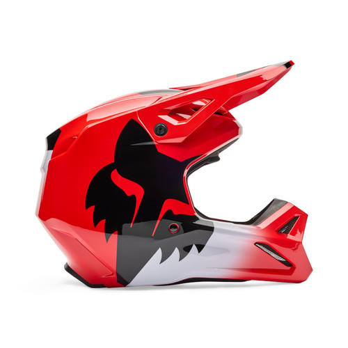 קסדת ילדים פוקס אדום - FOX YTH V1 SHIELD V26