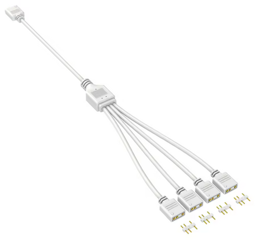 מפצל לבן 1-ל4 ARGB 39012