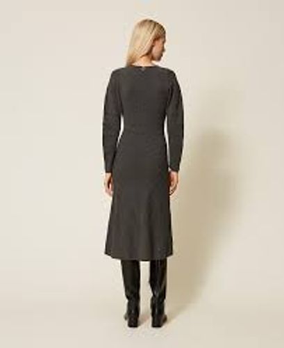 Twinset Ribbed Knit Dress