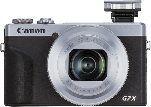 מצלמה ‏דיגיטלית Canon PowerShot G7 X Mark III, צבע כסוף, שנה אחריות
