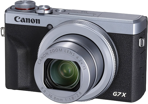 מצלמה ‏דיגיטלית Canon PowerShot G7 X Mark III, צבע כסוף, שנה אחריות