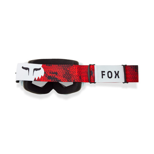 משקפי אבק פוקס עדשת מראה לבן / אדום - FOX MAIN KAIROS SPARK V26
