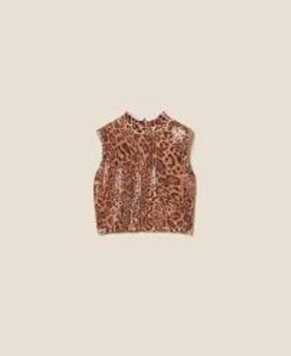 Knit top with sequins
