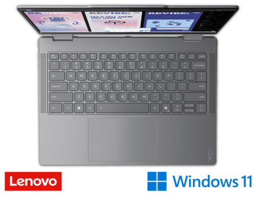 מחשב נייד 83JQ004MIV Lenovo Yoga 7i 2-in-1 ״14 מ. Ultra 7 256V כונן 1TB SSD זכרון 16GB ומ.גרפי Intel® Arc™ Graphics 