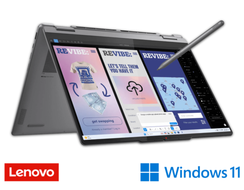 מחשב נייד 83JQ004MIV Lenovo Yoga 7i 2-in-1 ״14 מ. Ultra 7 256V כונן 1TB SSD זכרון 16GB ומ.גרפי Intel® Arc™ Graphics 