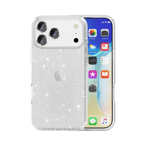 Grip Case Crystal Glitter for iPhone 17 Pro Max Clear