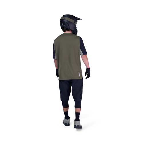 חולצת רכיבה קצרה פוקס ירוק זית - FOX RACING DEFEND SS JERSEY V26