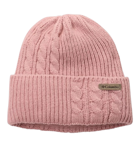 כובע גרב לנשים Agate Pass™ Cable Knit Beanie וורוד - Columbia