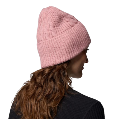 כובע גרב לנשים Agate Pass™ Cable Knit Beanie וורוד - Columbia