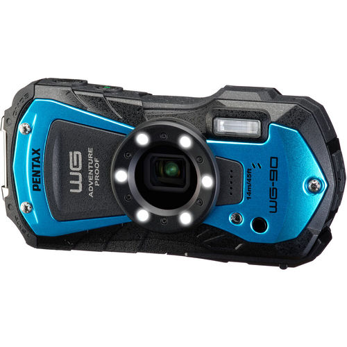 מצלמה נגד מים Ricoh Pentax WG-90 Digital Camera (Blue)