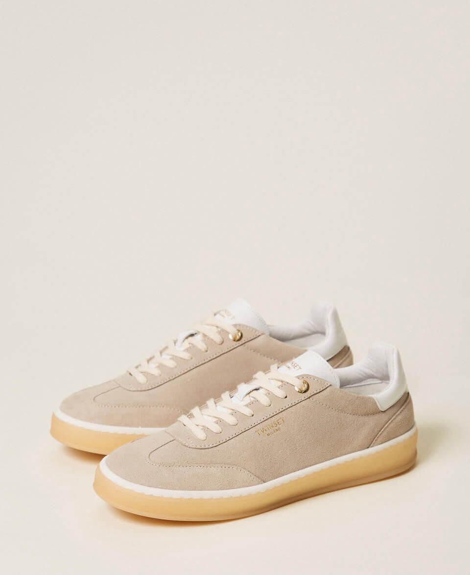 Suede trainers