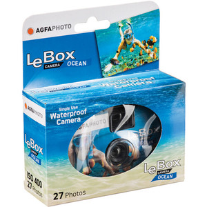 מצלמת פילם חד-פעמית נגד מים  (27 תמונות) AgfaPhoto LeBox Ocean