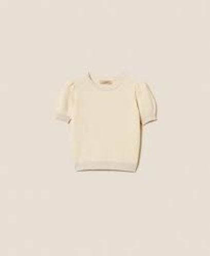 Cashmere blend jumper with lurex