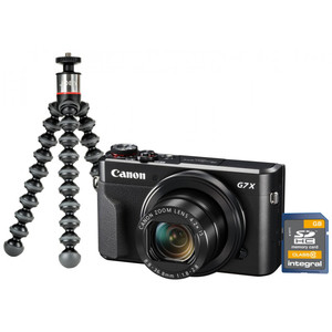 מצלמת Canon PowerShot G7X Mark II – ערכת Vlogger מלאה