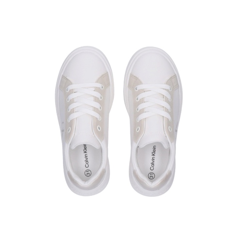 נעל CALVIN KLEIN מידות 30-39 לילדים בגוון לבן